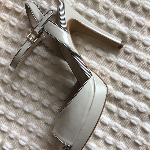 Alesya Platform High Heel Sandals Grayish White - Picture 11 of 12